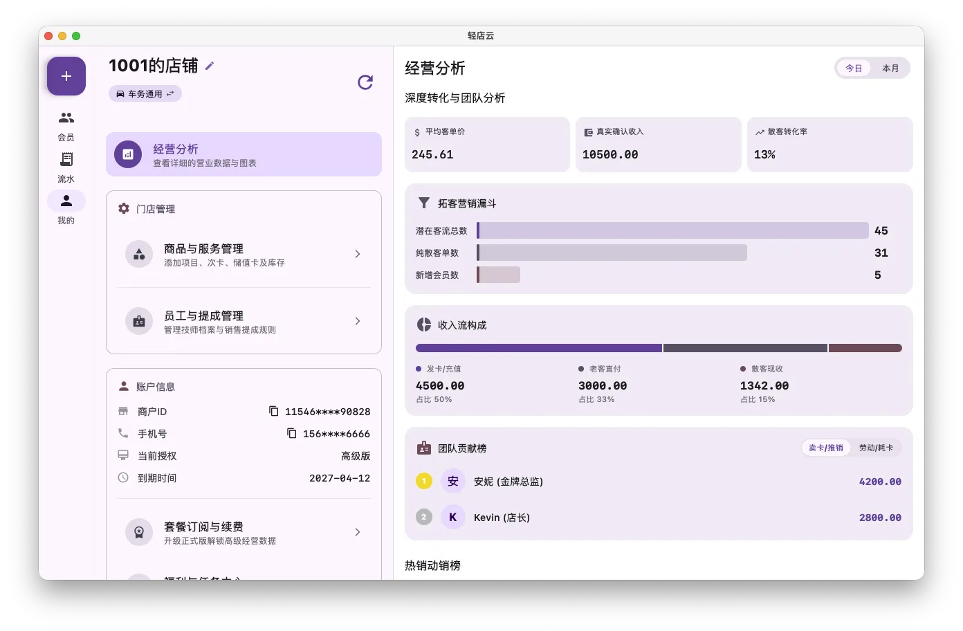 全景数据报表